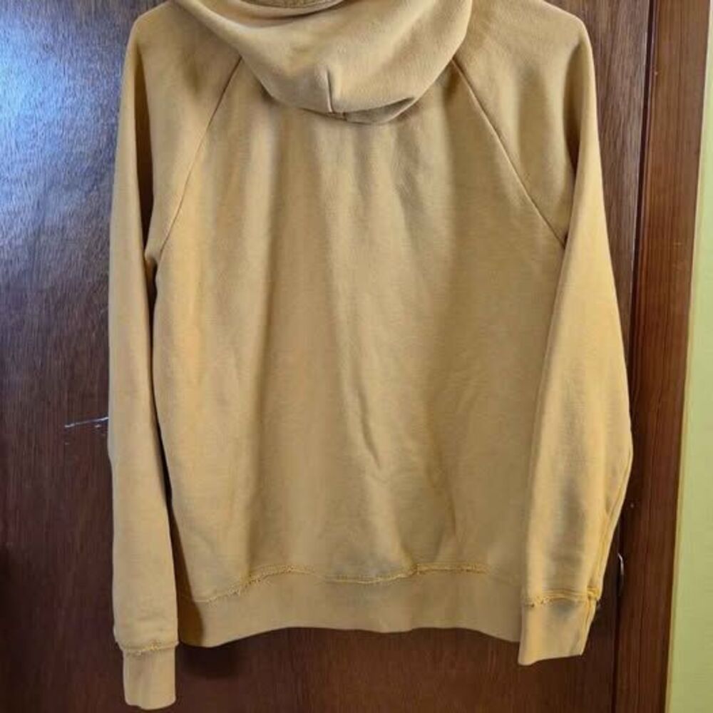 Hollister yellow hoodie M distressed look but in excellent cond - Picture 4 of 4